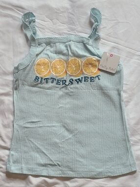 Pretty Rebel Light Blue 'Bittersweet' Lemon Tank